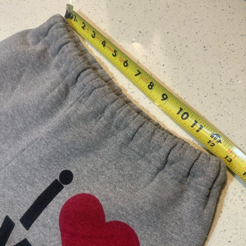 Freecity RARE “let’s go” unisex sweats with “I ❤️ You” on front/thick waistband - Picture 9 of 14